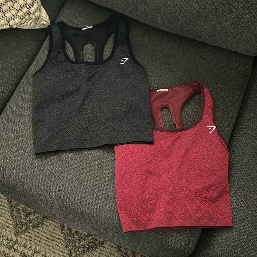 2- Gymshark adapt camp sports bra longline